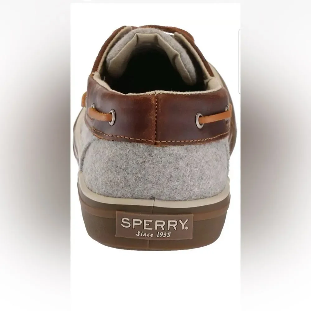 Sperry Men's Bahama II Boat Wool Sneaker, Grey, Size 12M